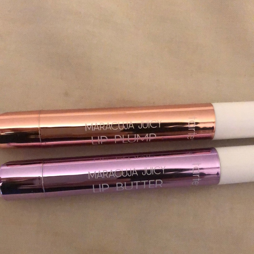 Tarte Maracuja Juicy Lip Plump and Butter Set - Pink and Purple